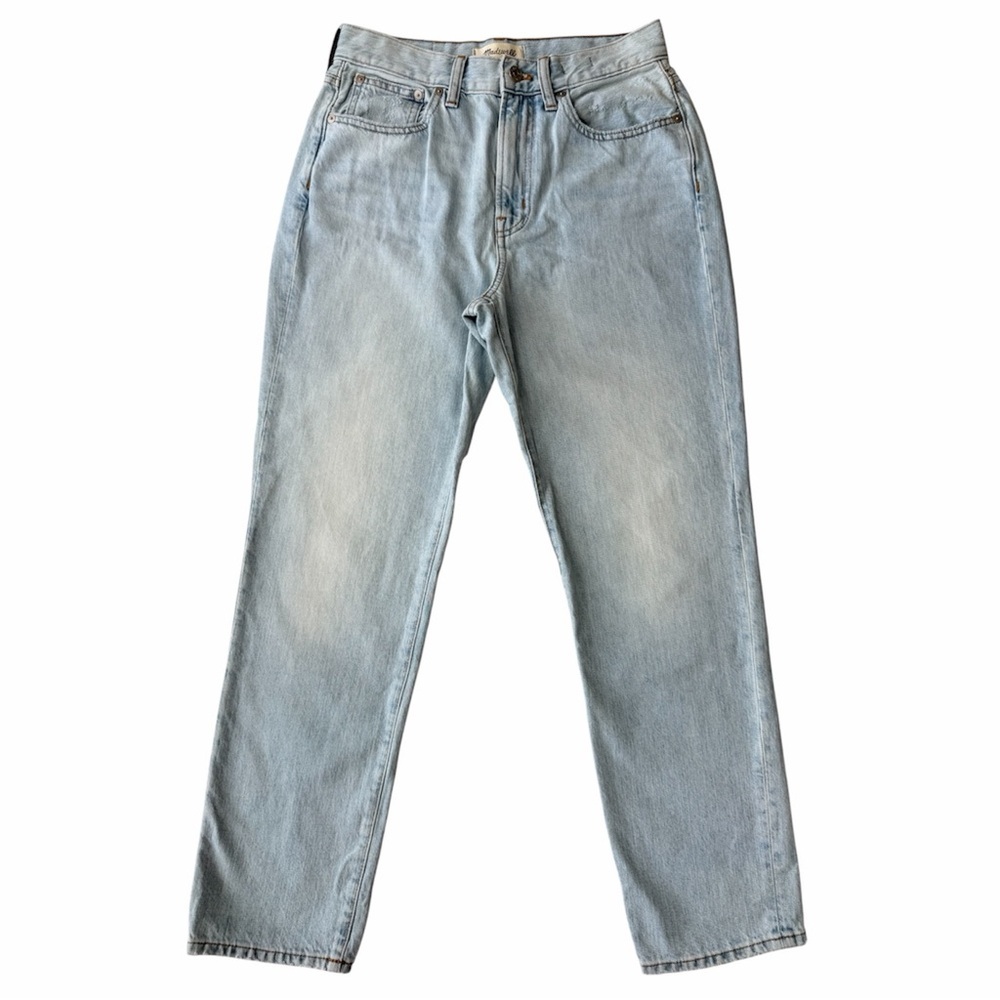 Madewell Light Blue Slim Straight The perfect vintage Jeans size 27 - Picture 1 of 10